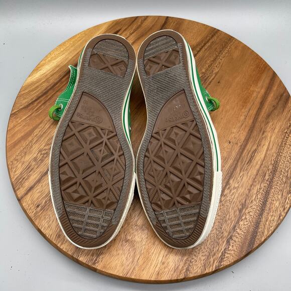 Converse Chuck Taylor All Star Shoes Mens 10 Green Hi Top Canvus Skate Casual - Picture 7 of 8